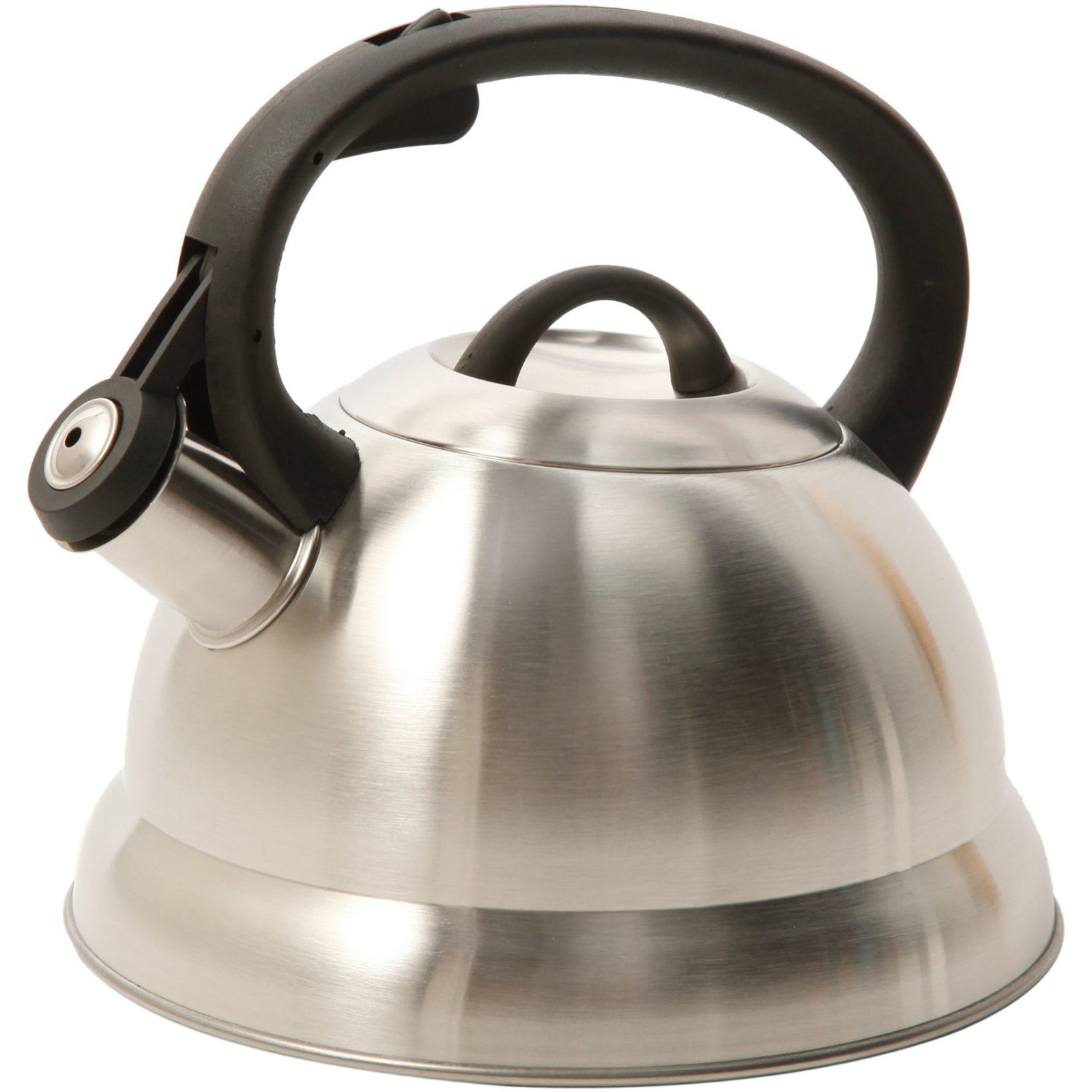 Mr. Coffee 91407.02 Flintshire 1.75 Qt. Stainless Steel Whistling Tea Kettle