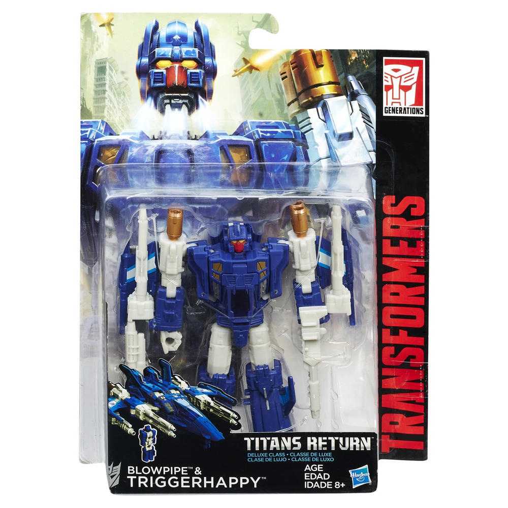 Transformers Generations Titans Return Triggerhappy and Blowpipe