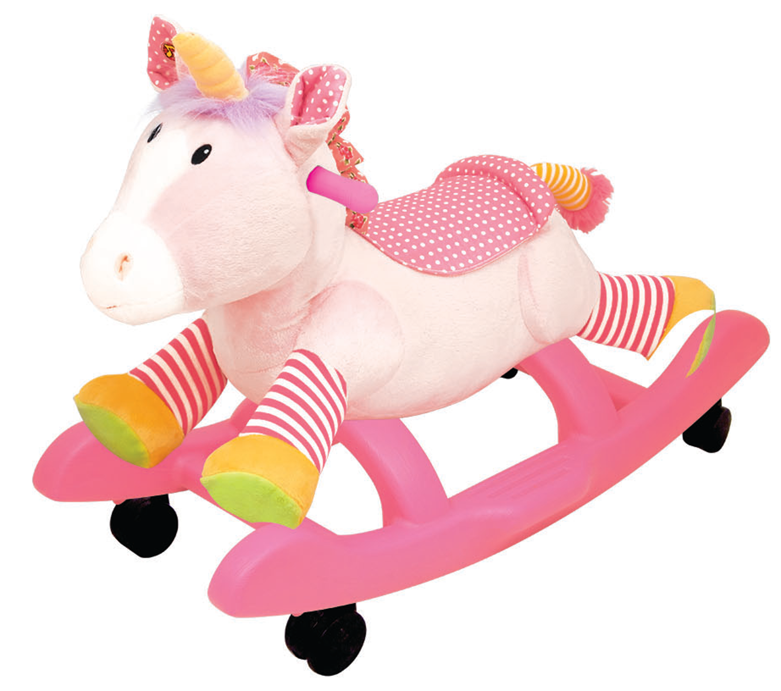 Kiddieland Toys Ltd 2in1 Rock n' Ride Animal Friends Unicorn Shop