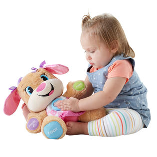 Fisher-Price Laugh & Learn Smart Stages Sis – Peluche Interattivo Musicale Con Luci, Oltre 80 Canzoni, 6-36 Mesi