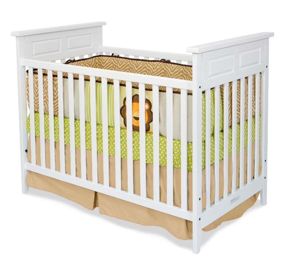 Child Craft Logan Traditional Stationary Crib Matte White