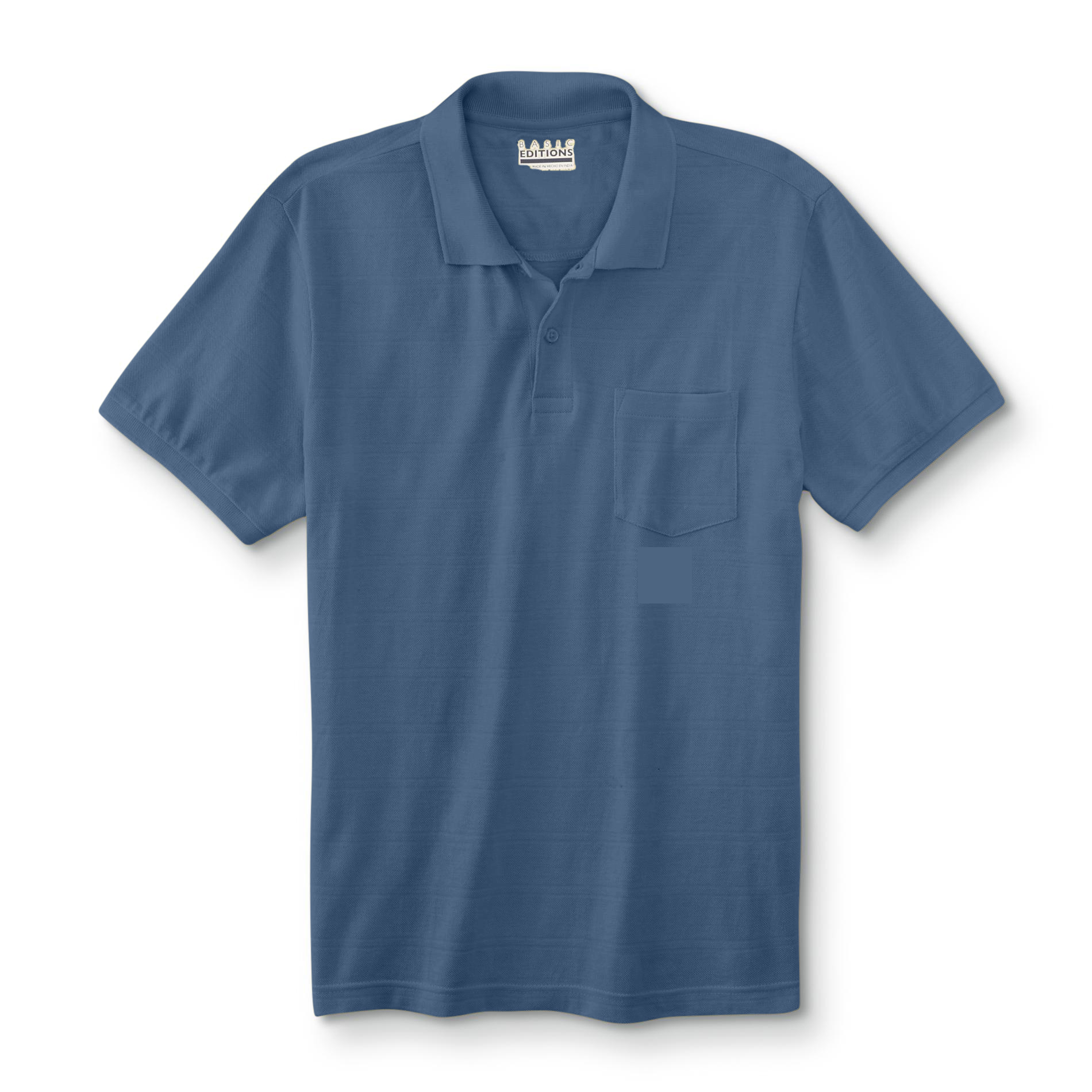 Basic Editions Men's Big & Tall Pique Polo Shirt, Size: 3XL, FRENCH White Basic Editions Men's Big & Tall Pique Polo Shirt, Size: 3XL, FRENCH White