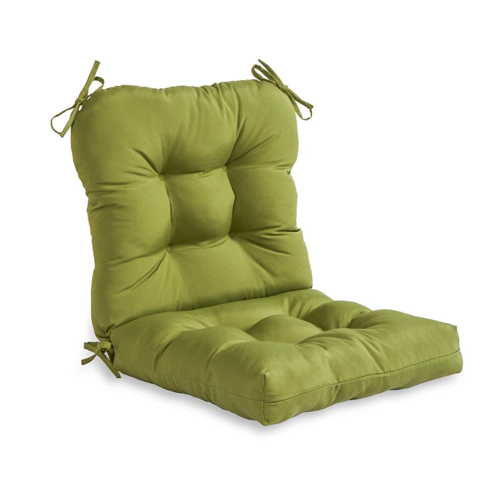 Greendale Home Fashions Outdoor Seat/Back Chair Cushion, Hunter Spun
