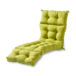 Greendale Home Fashions 72" Outdoor Chaise Lounger Cushion, Kiwi