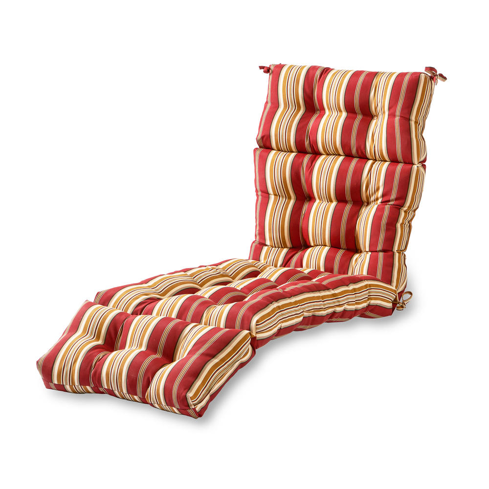 Greendale Home Fashions 72 inch Patio Chaise Lounger Cushion, Capulet Pompeii