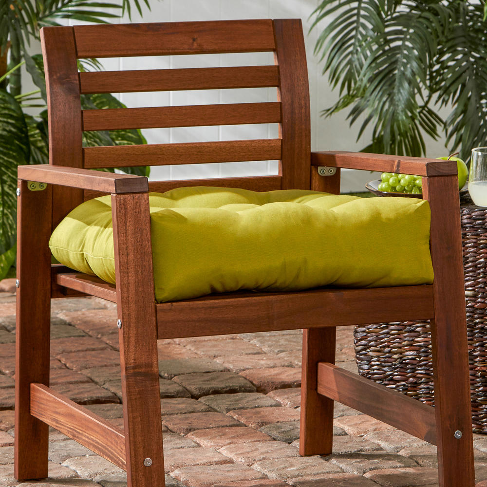 Greendale Home Fashions 20 in. Outdoor Chair Cushion, Kiwi