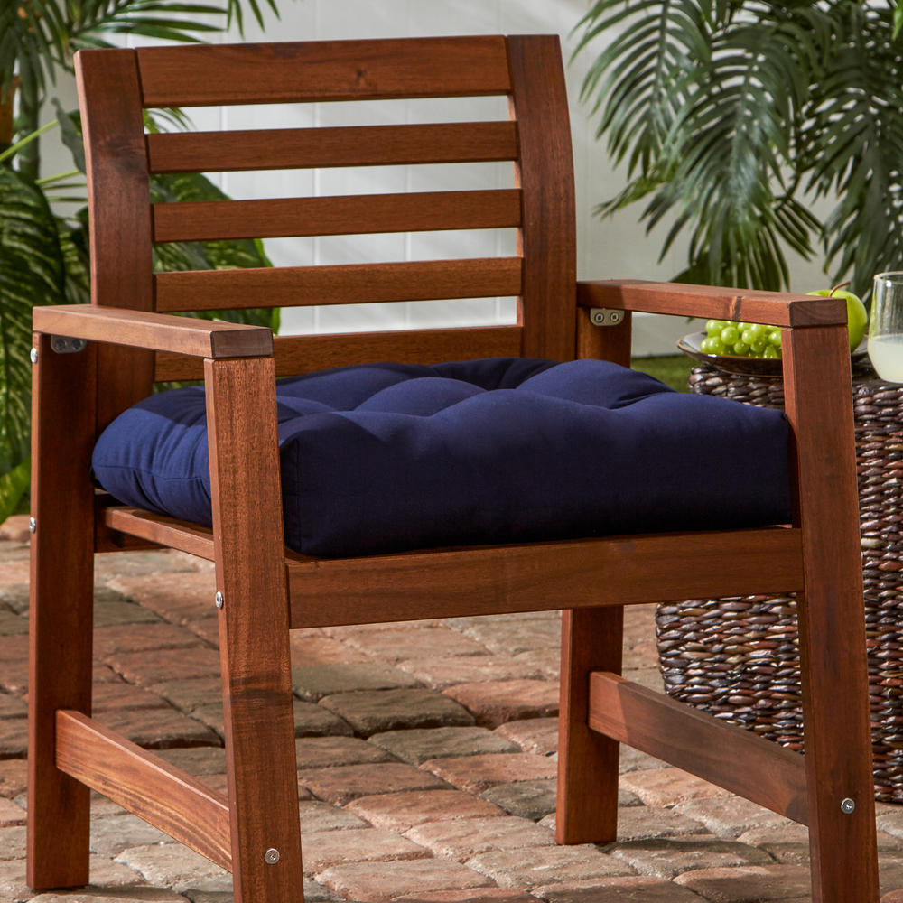 Greendale Home Fashions 20" Outdoor Chair Cushion, Sunbrella&reg; Fabric, Navy