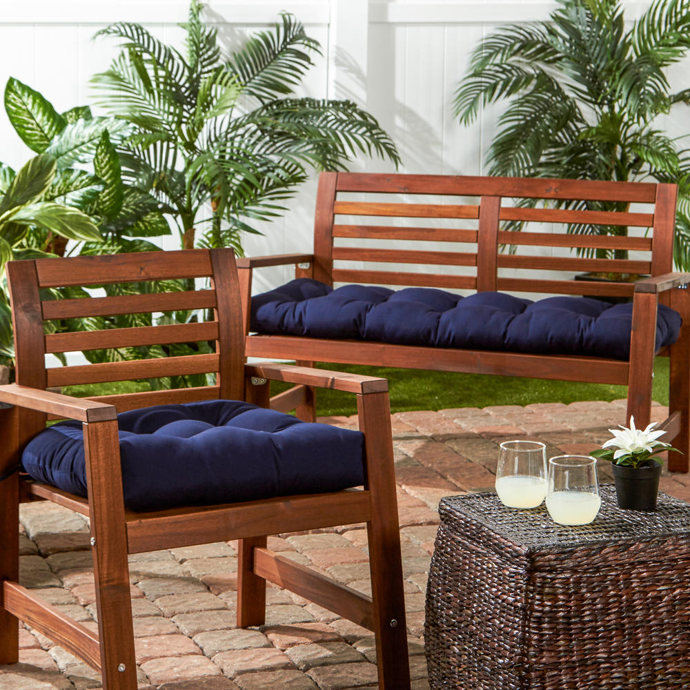 Greendale Home Fashions 20" Outdoor Chair Cushion, Sunbrella&reg; Fabric, Navy