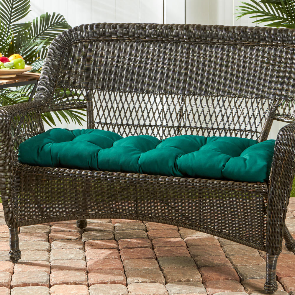 Greendale Home Fashions 44" Outdoor Swing/Bench Cushion, Sunbrella&reg; Fabric, Forest Green