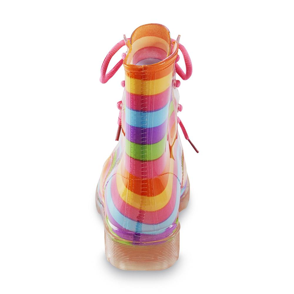 Yoki Girl's Leticia Rainbow Rain Boot