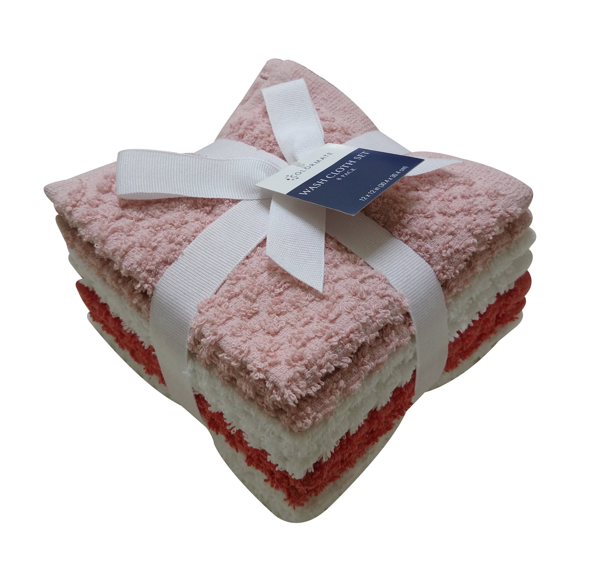 Colormate Cotton Washcloth Set 8 Pack Shop Your Way Online
