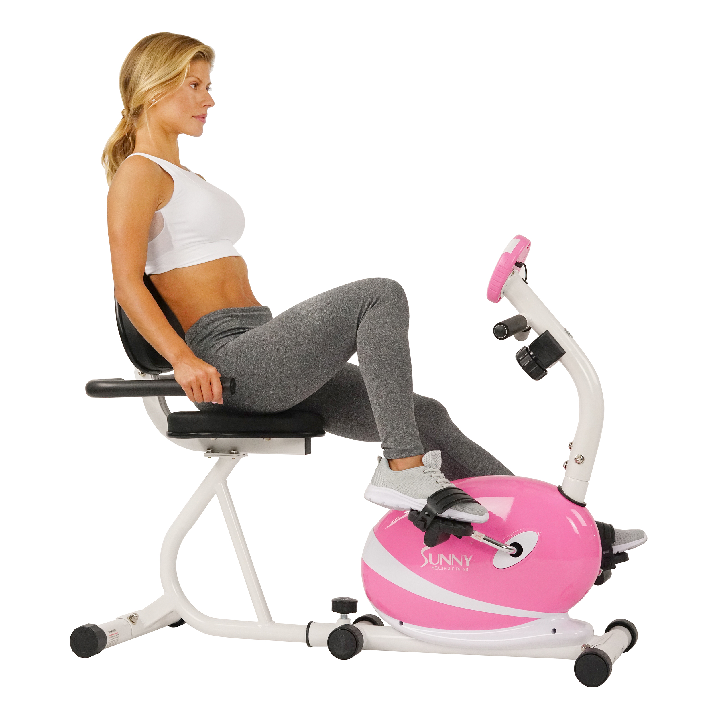 pleny exercise bike pink