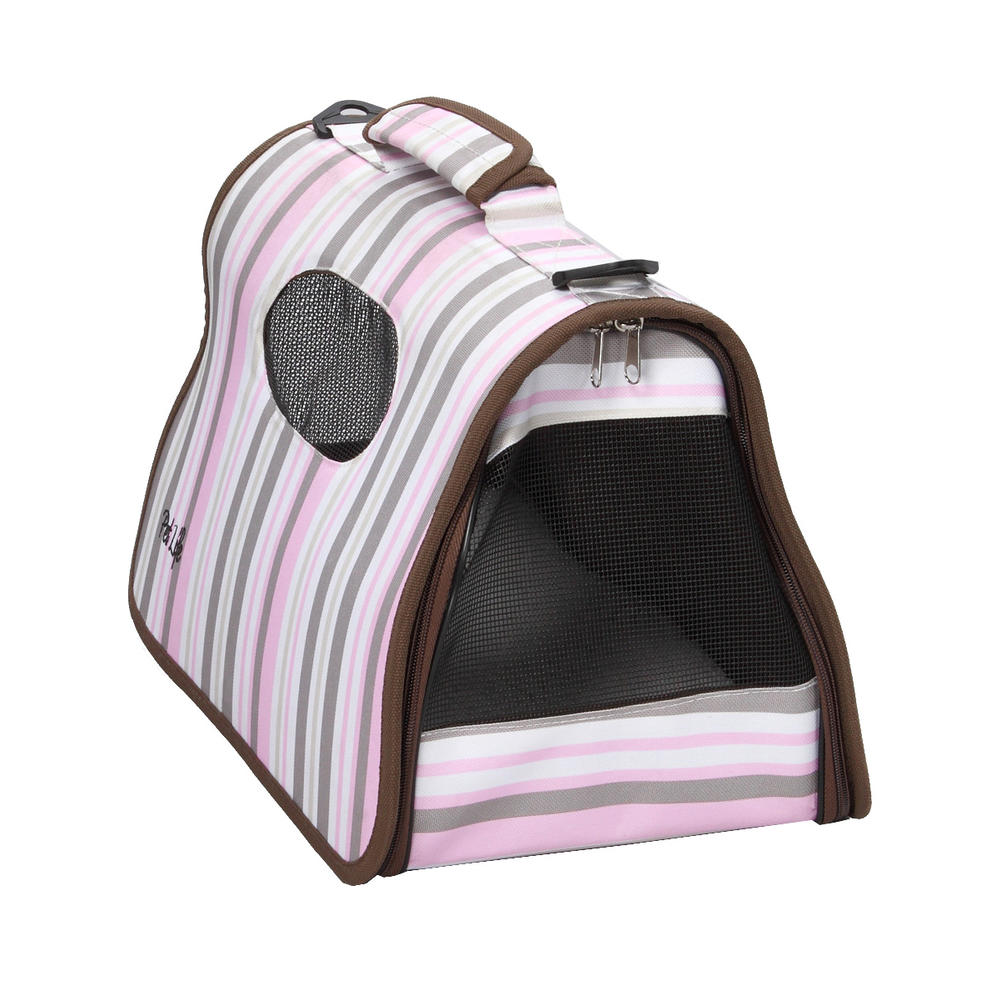 Pet Life Medium Airline Approved Folding Zippered Sporty Cage Pet Carrier