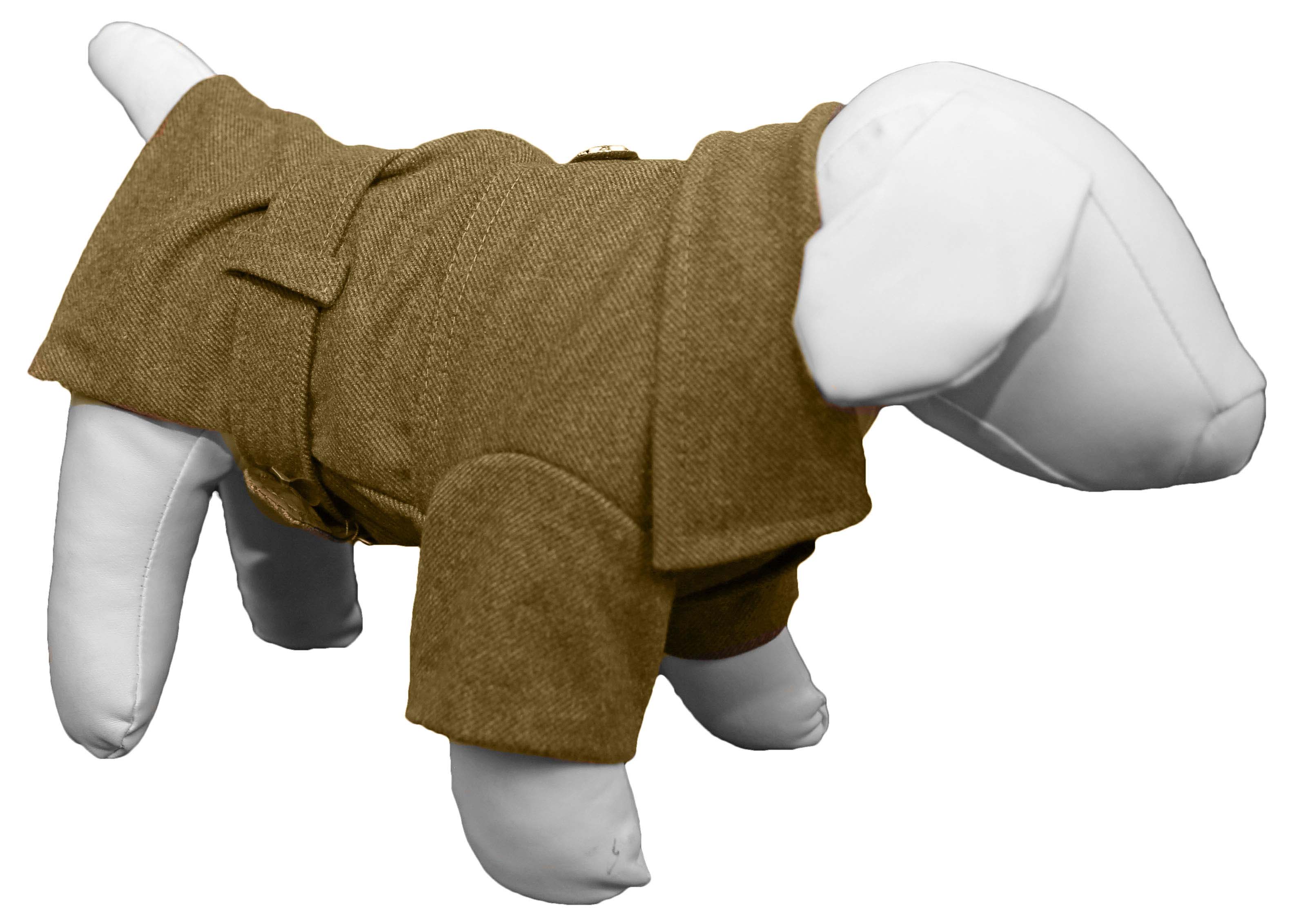 Pet Life Galore Back-Buckled Fashion Wool Pet Coat, Size: XS, Green Green Pet Life Galore Back-Buckled Fashion Wool Pet Coat, Size: XS, Green Green