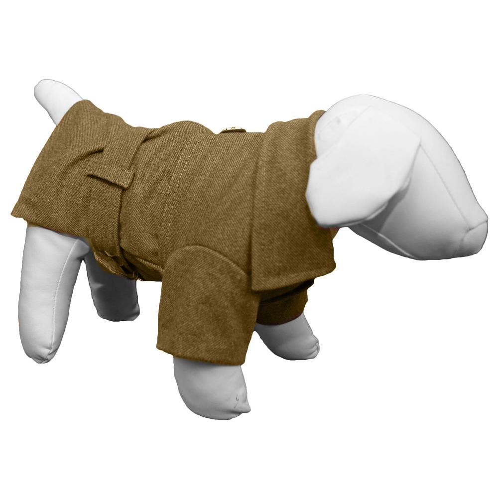 Pet Life Galore Back-Buckled Fashion Wool Pet Coat