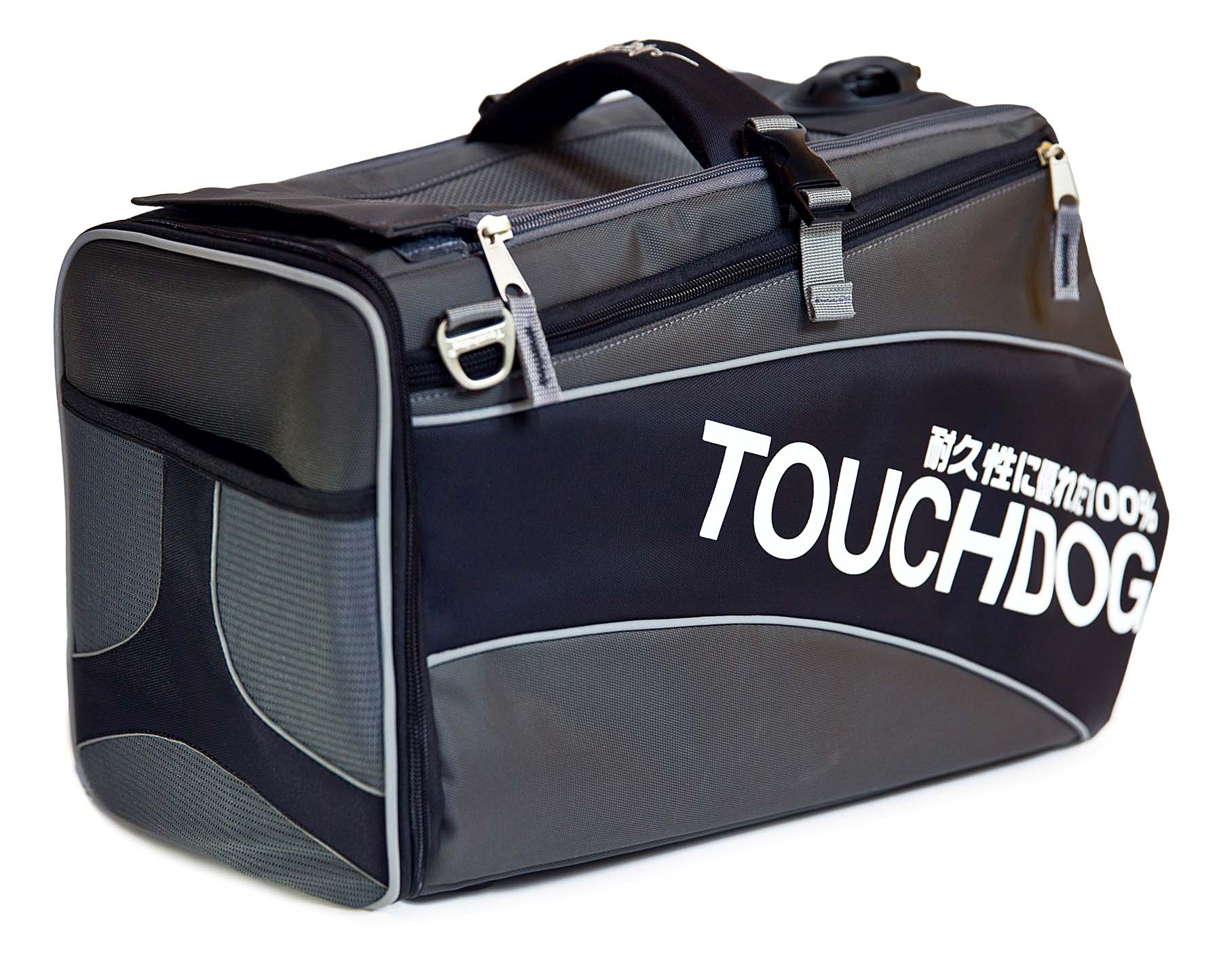 Touchdog Modern-Glide Airline Approved Water-Resistant Dog Carrier, Size: One Size, Jet Black Touchdog Modern-Glide Airline Approved Water-Resistant Dog Carrier, Size: One Size, Jet Black