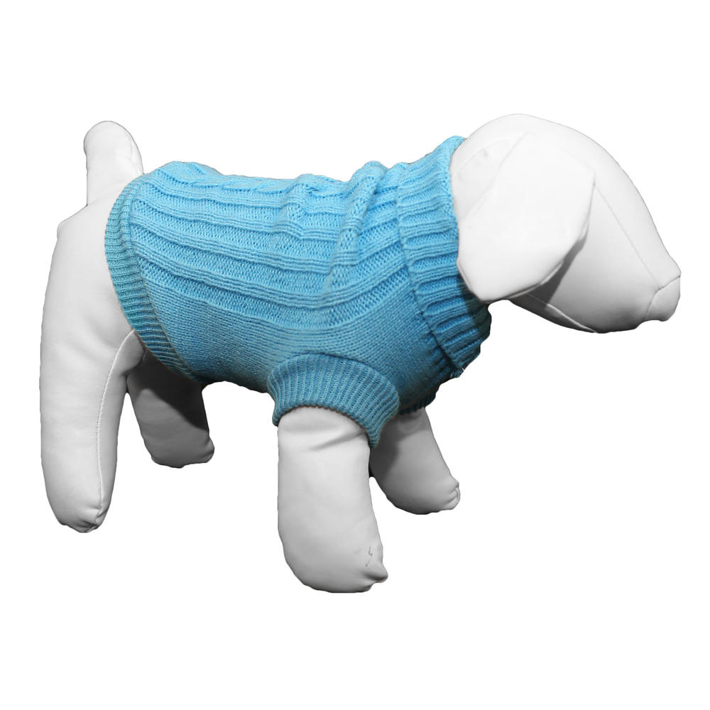 Heavy Cotton Rib-Collared Pet Sweater