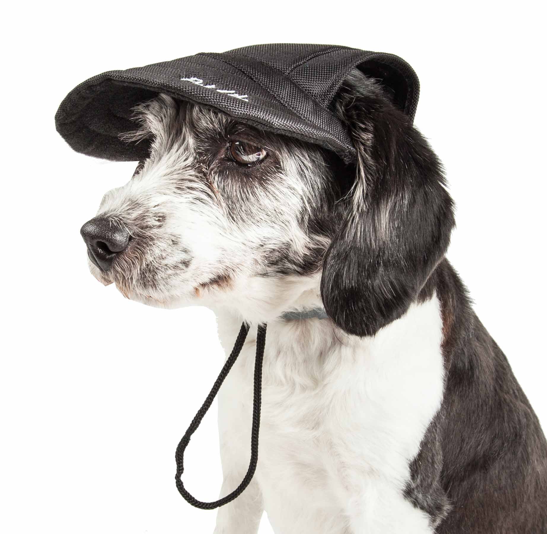 Pet Life Cap-Tivating’ Uv Protectant Adjustable Fashion Dog Hat Cap, Blue Pet Life Cap-Tivating’ Uv Protectant Adjustable Fashion Dog Hat Cap, Blue