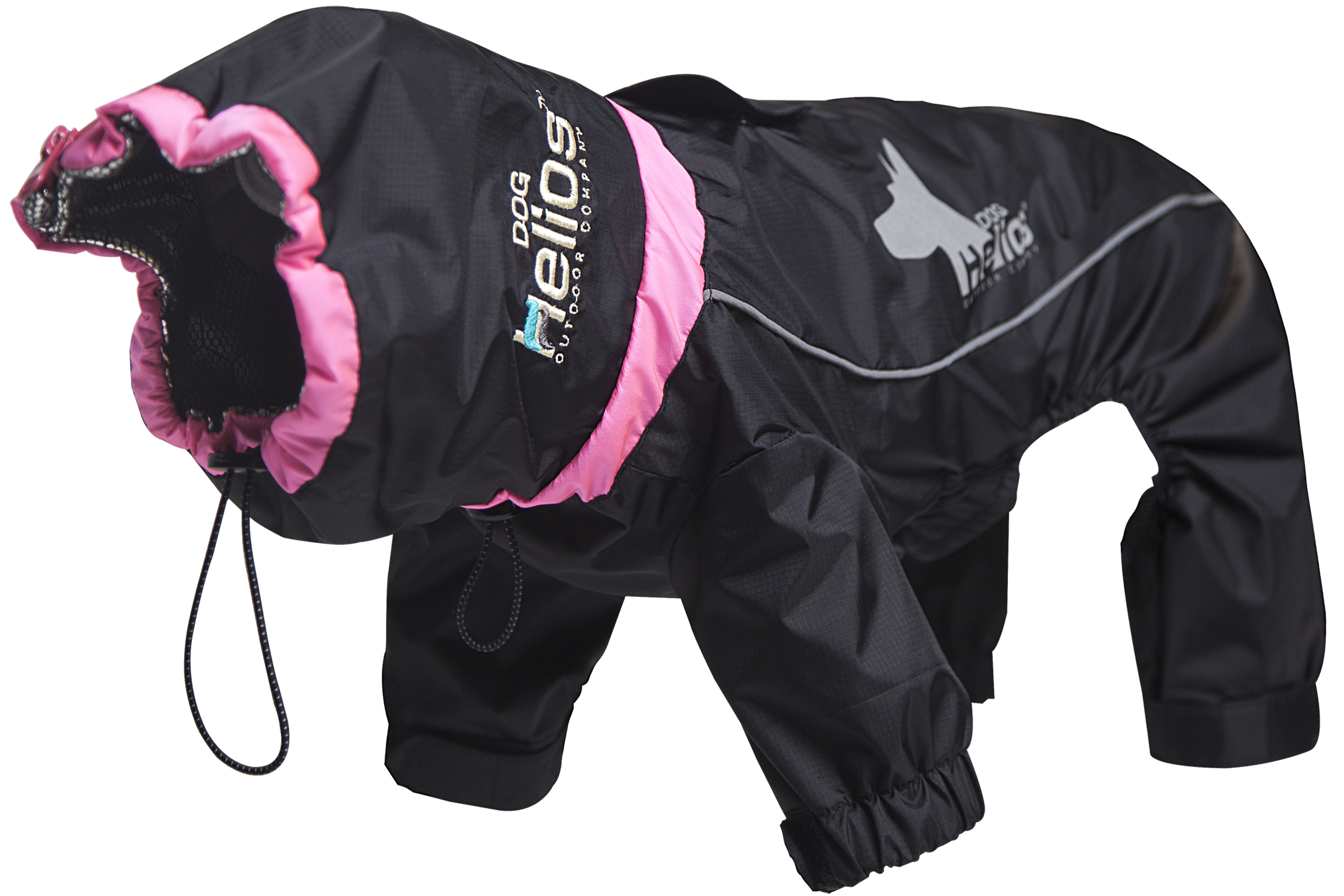 Helios Weather-King Ultimate Windproof Full Bodied Pet Jacket, Red Helios Weather-King Ultimate Windproof Full Bodied Pet Jacket, Red
