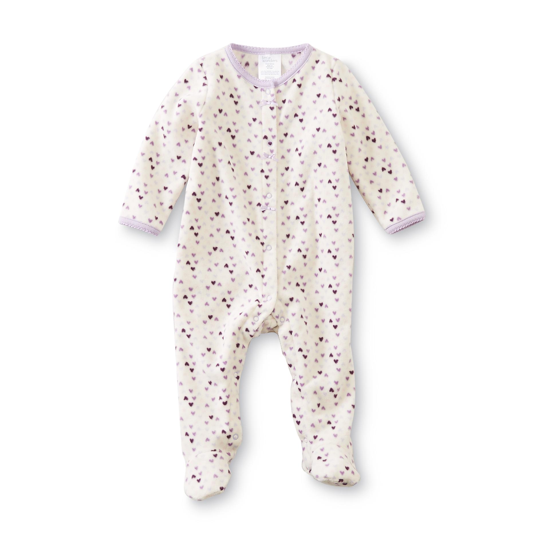 Little Wonders Infant Girl's Sleeper Pajamas - Hearts