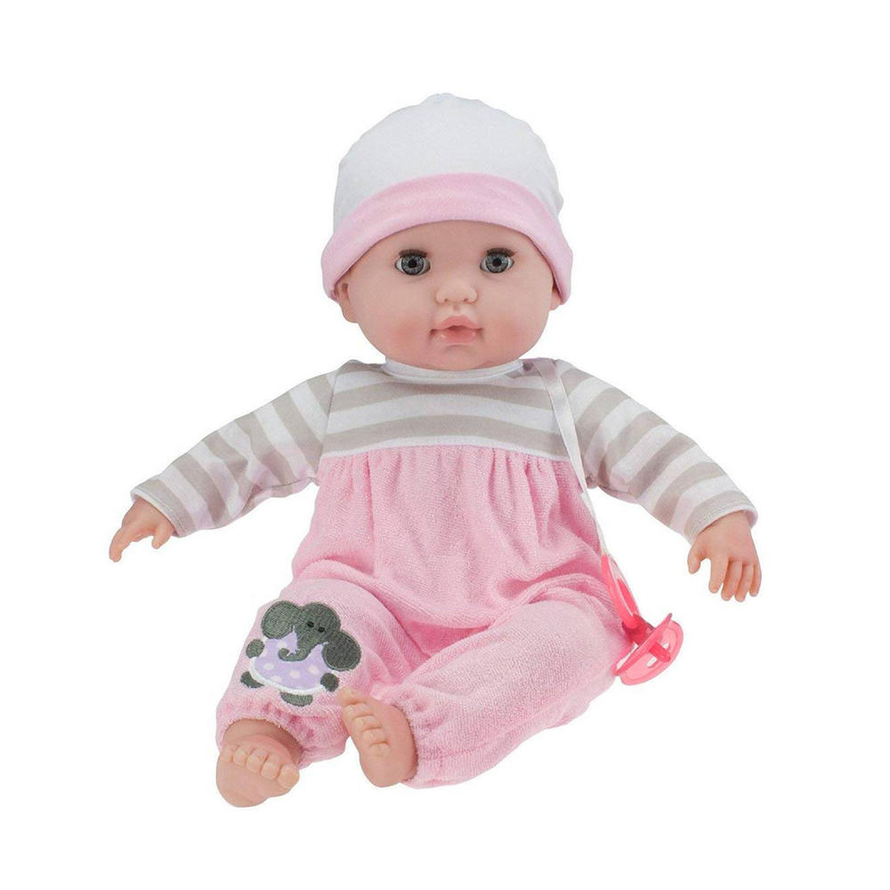 JC Toys Berenguer Boutique 15" Baby Doll 10pc Set - Pink