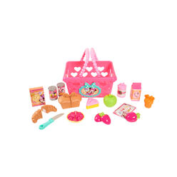 Disney Minnie Mouse Minnie Bow Tique Bowtastic Shopping Basket Set, Pink (Styles may vary)