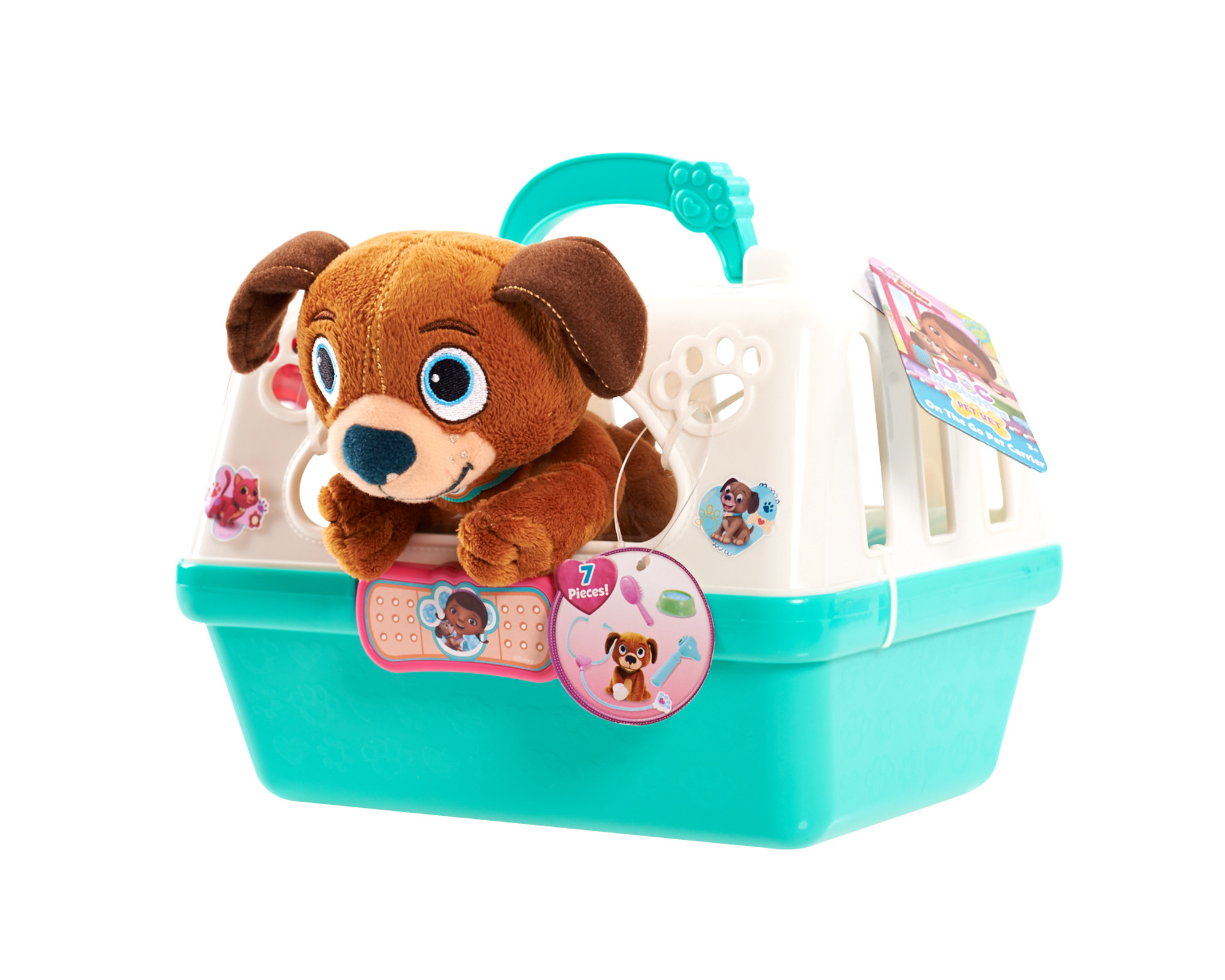 doc mcstuffins toy hospital pet carrier findo plush