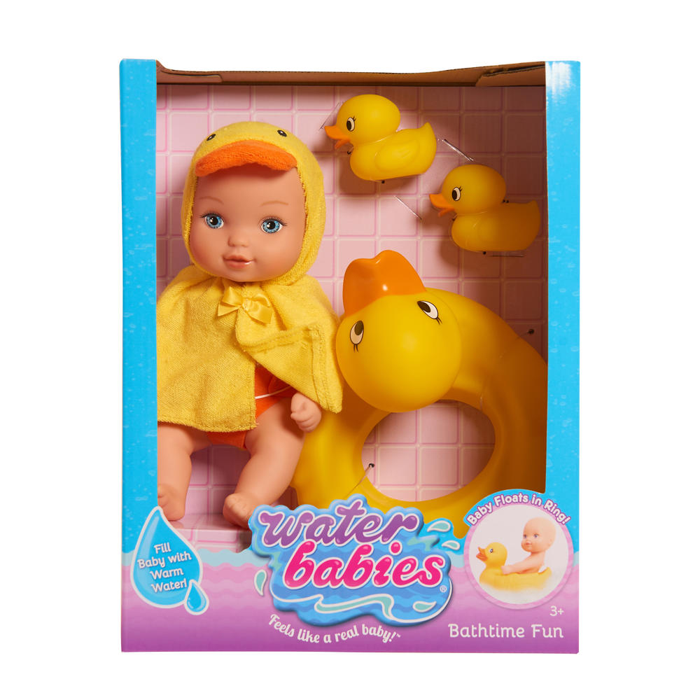 Just Play 13" Waterbabies Bath Time Fun Doll Duckie
