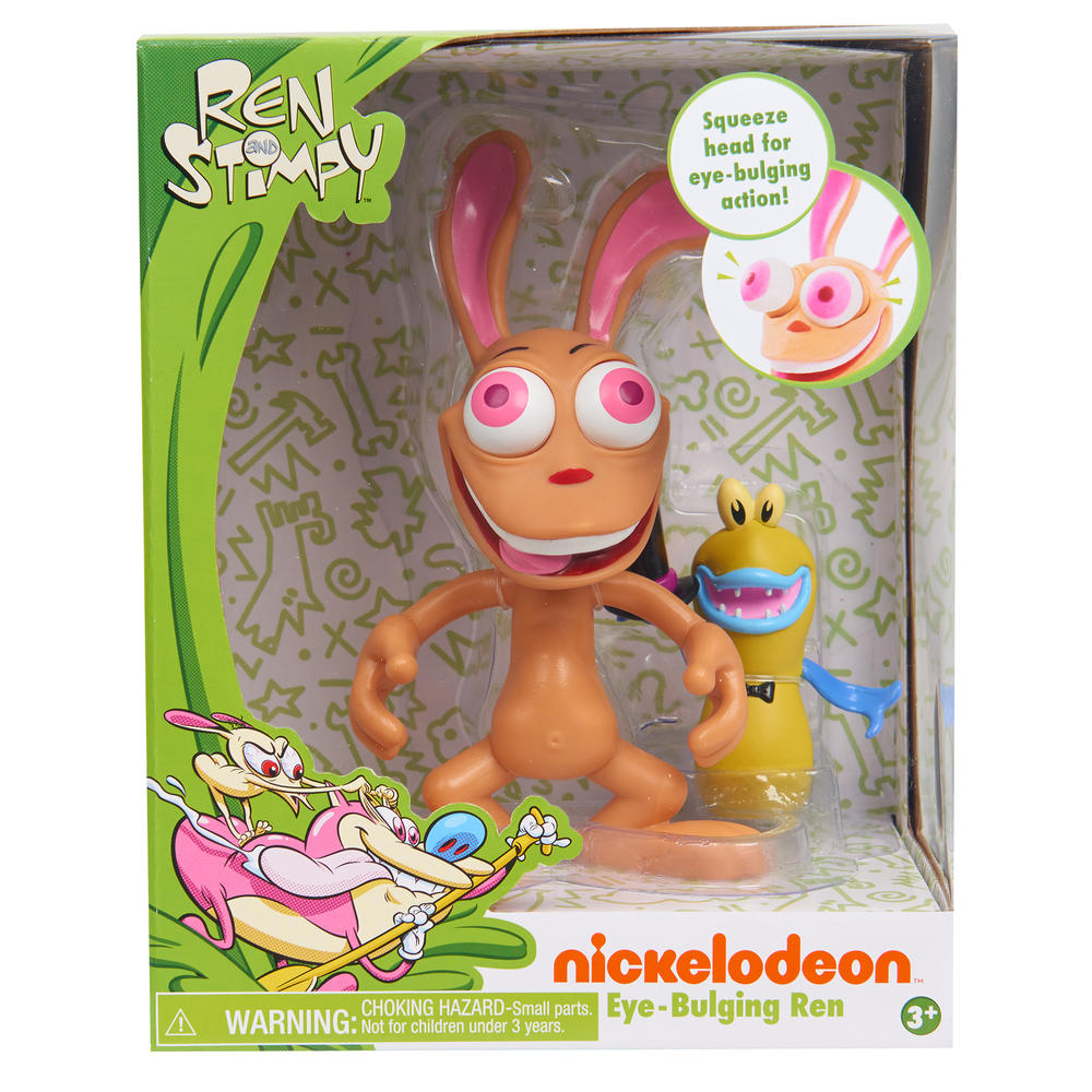 Just Play Nickelodeon '90s Ren & Stimpy Toy Figure Ren w/ Muddy