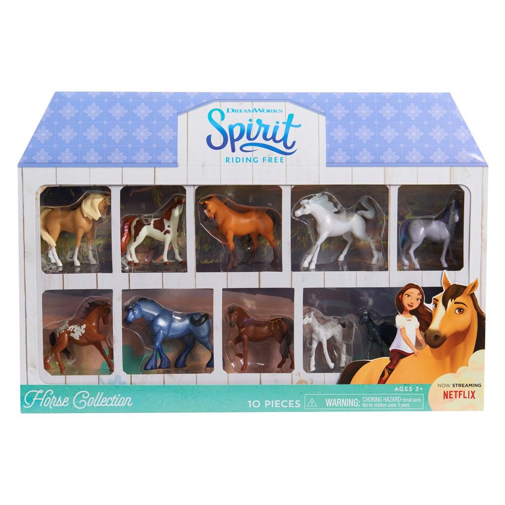 Just Play Spirit Riding Free 10-Pack Mini Horse Collection