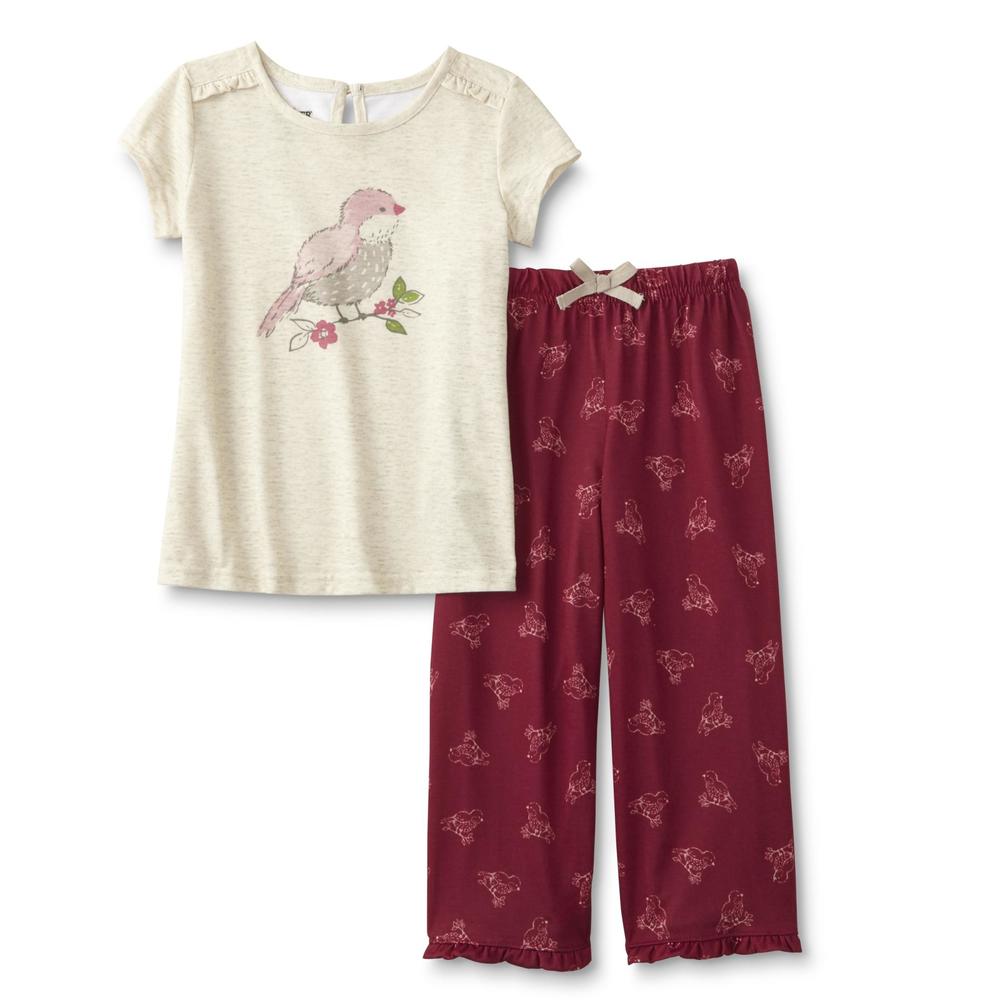 Joe Boxer Infant & Toddler Girls' Pajama T-Shirt & Pants - Bird