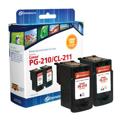 Dataproducts DPC210211 Remanufactured Inkjet Cartridge For Canon PG 210 And CL 211