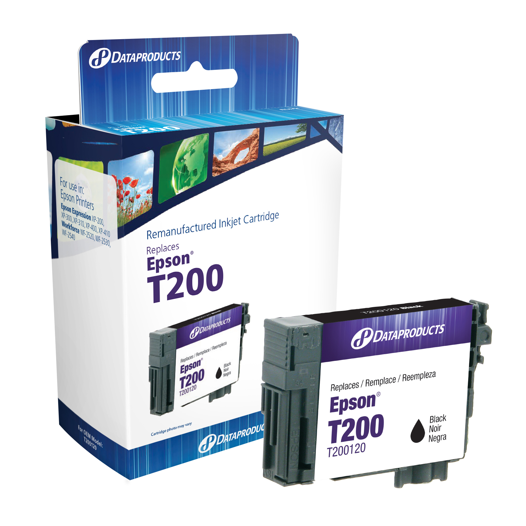 Dataproducts DPC200120 Remanufactured Inkjet Cartridge for Epson T200 - Black Ink Dataproducts DPC200120 Remanufactured Inkjet Cartridge for Epson T200 - Black Ink
