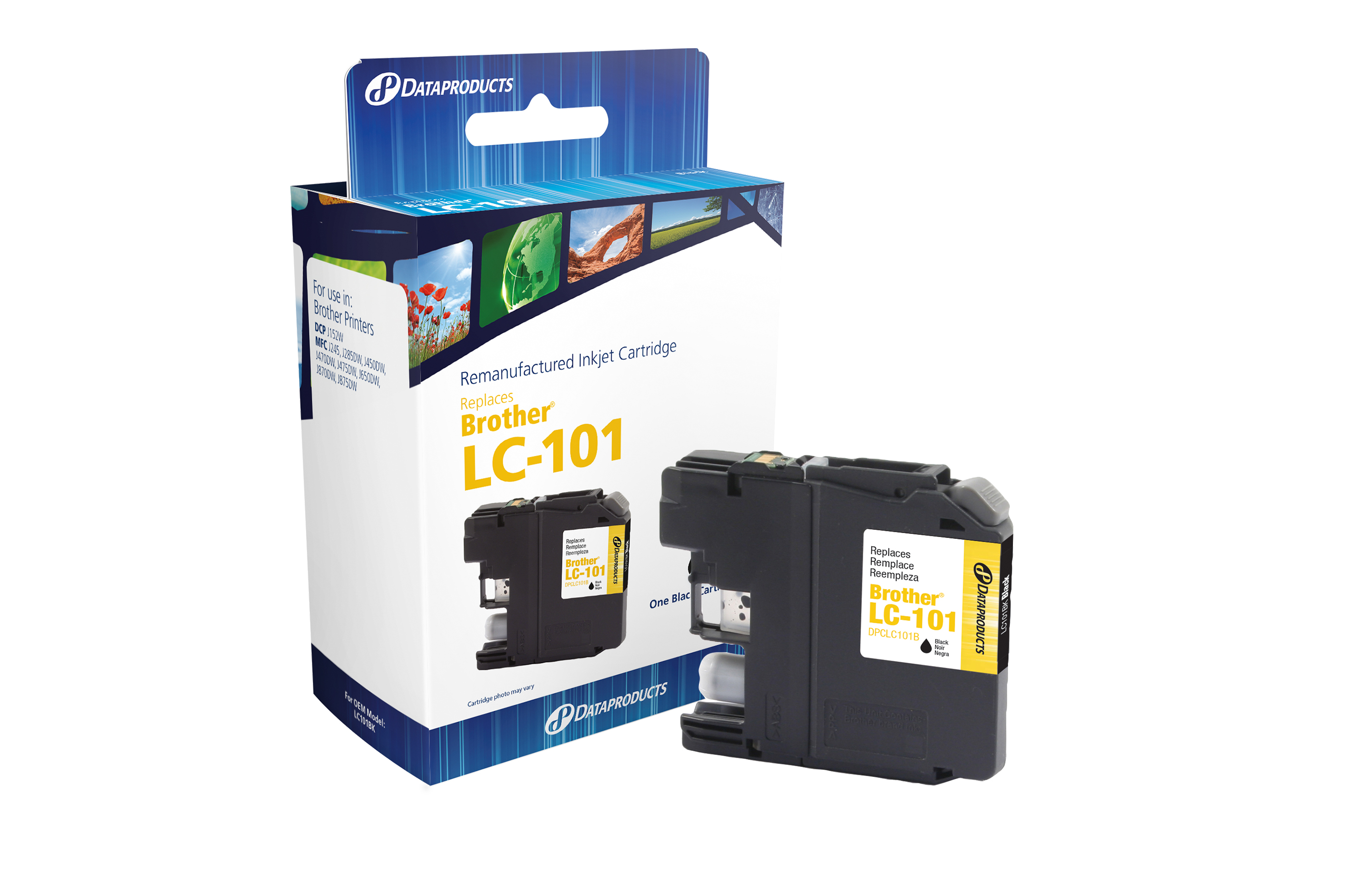Dataproducts DPCLC101B Remanufactured Brother LC101 Black Ink