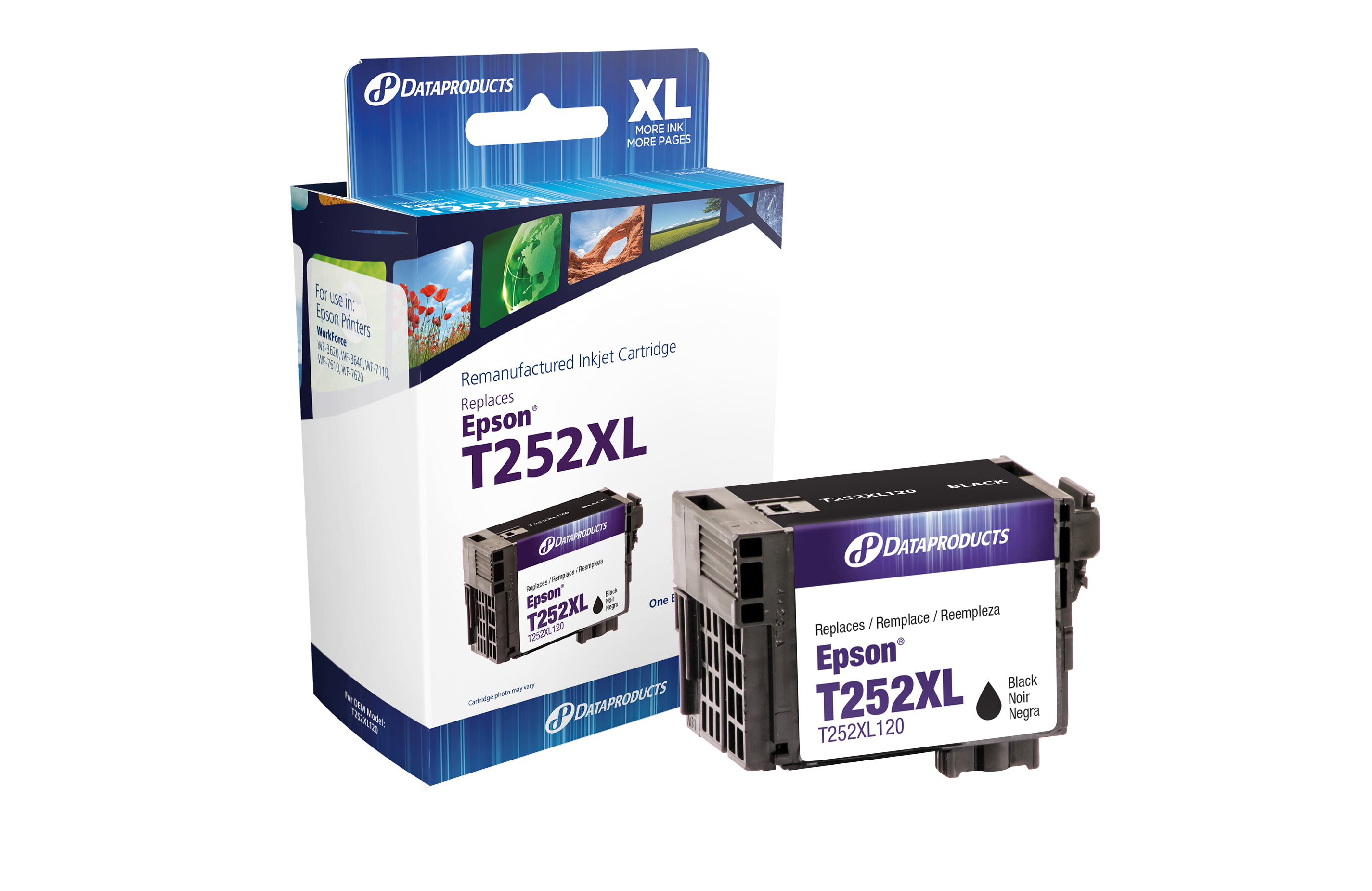 Dataproducts DPC252XL120 Remanufactured Epson T252XL High-Yield Black Ink