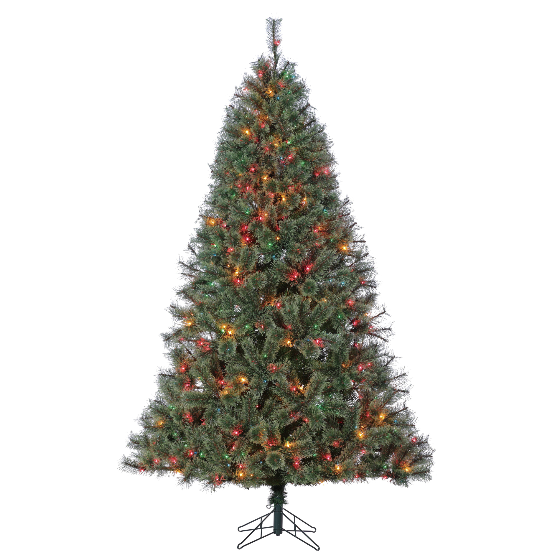 Jaclyn Smith 7.5' Edison Spruce Cashmere Christmas Tree with 600 Lights