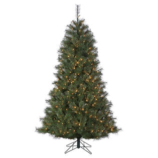 Jaclyn Smith 6 5 Cashmere Pine Christmas Tree With Clear Lights
