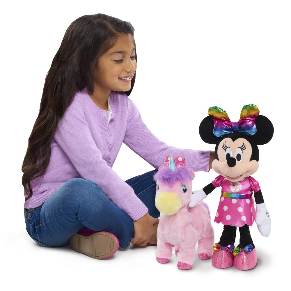 Minnie Mouse Minnie Walk & Dance Unicorn Feature Plush