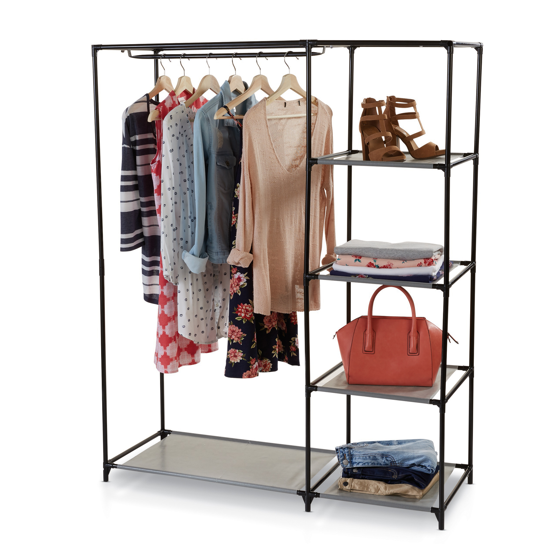 Portable Closets Get A Portable Wardrobe Rack At Sears