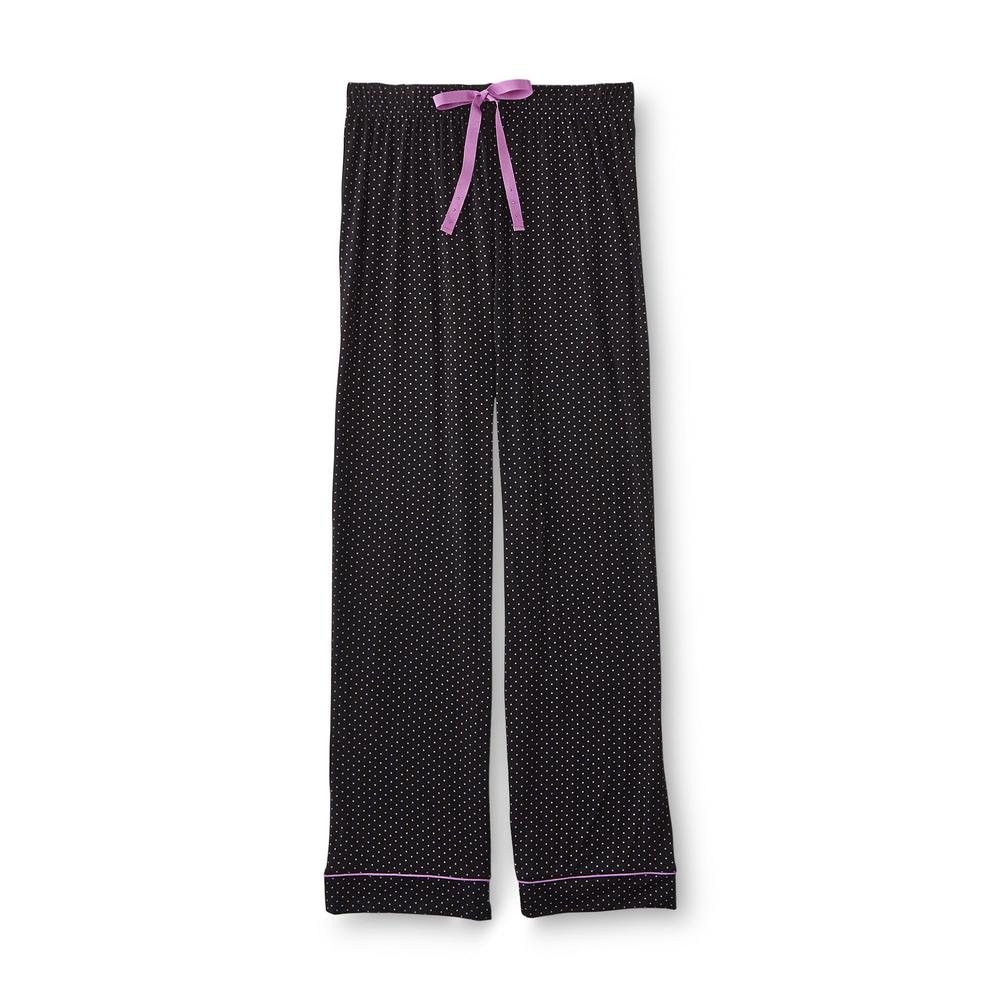 Jaclyn Smith Women's Knit Pajama Pants - Dots