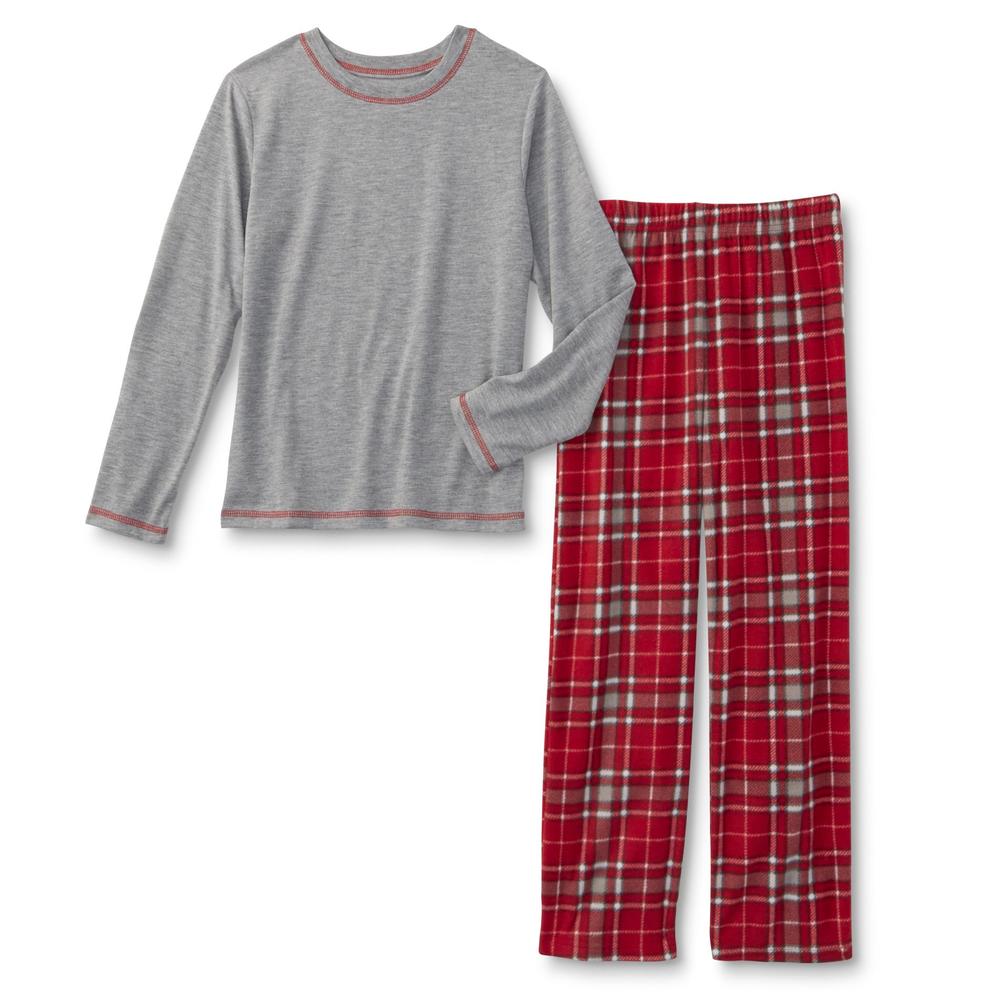 Joe Boxer Boys' Pajama Shirt & Pants - Plaid