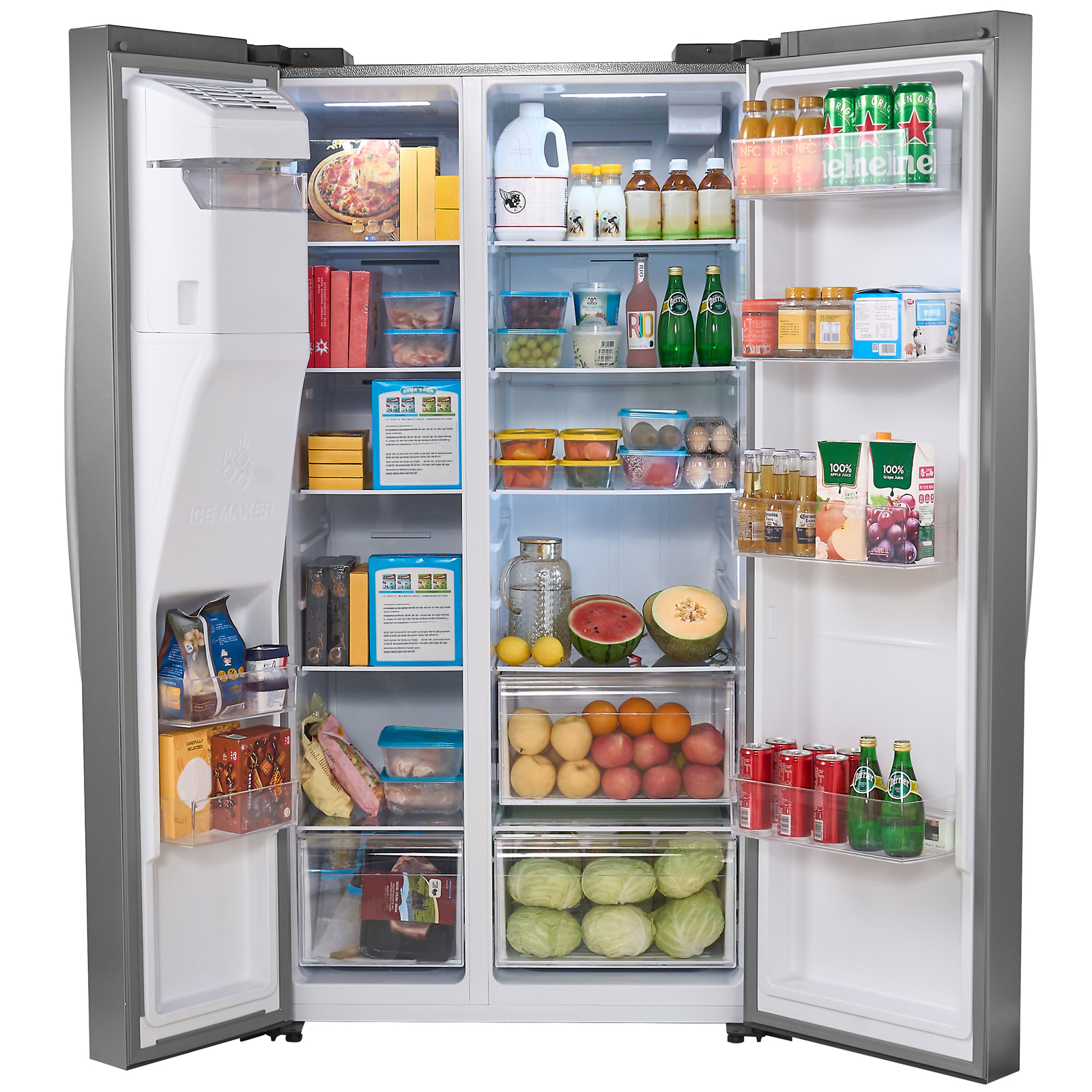 Thumbnail for 29 cu. ft. Side-by-Side Refrigerator  Fingerprint-Resistant Stainless Steel