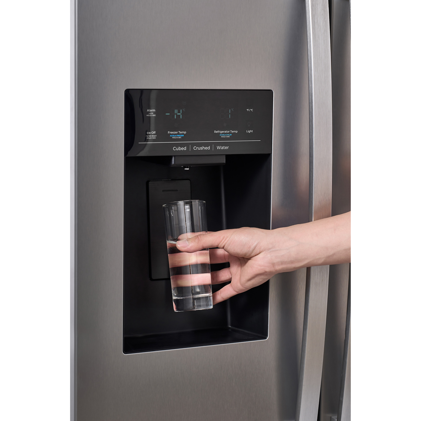 Thumbnail for 29 cu. ft. Side-by-Side Refrigerator  Fingerprint-Resistant Stainless Steel