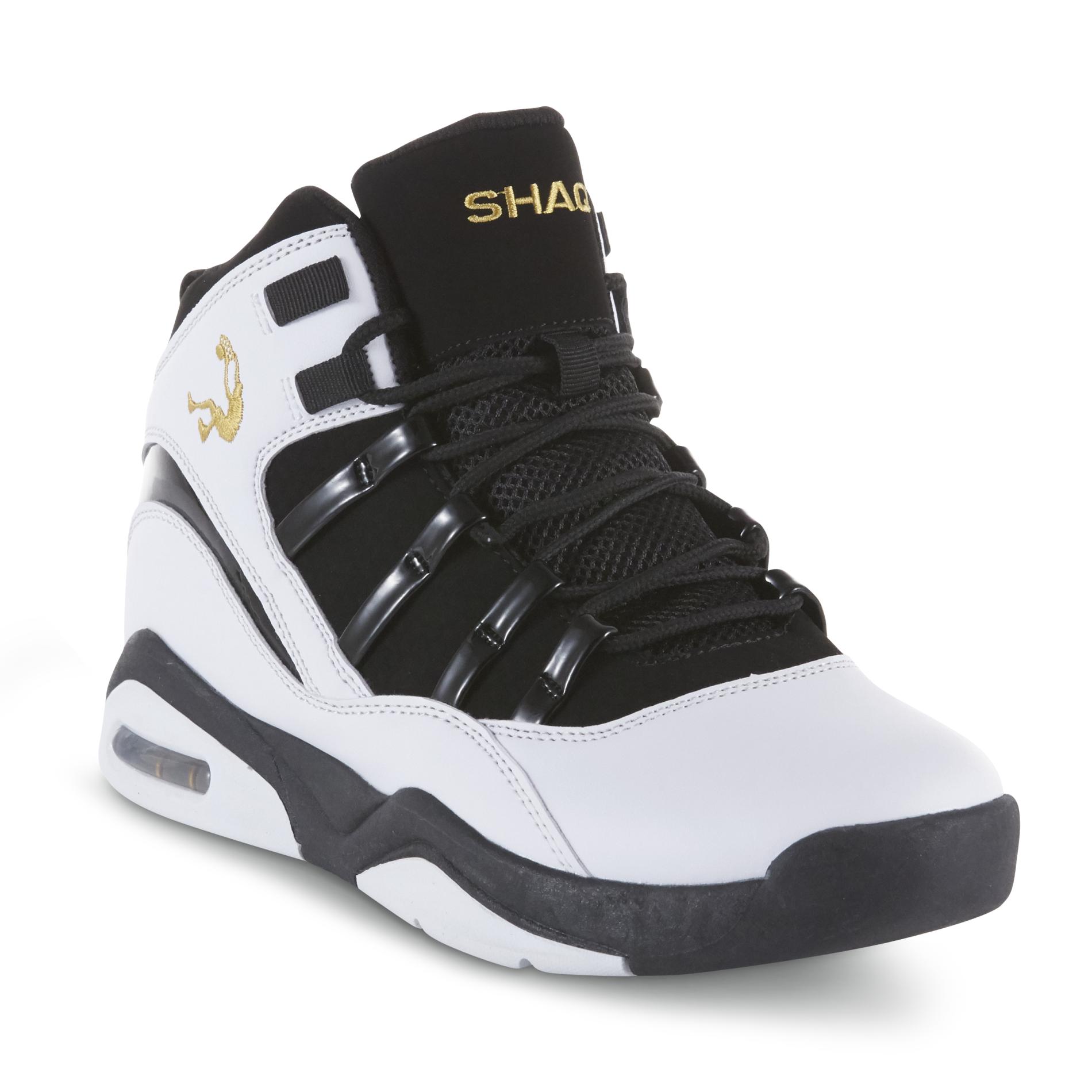 Shaq Men's Full Press High-Top Basketball Shoe - Black/White, 7 Shaq Men's Full Press High-Top Basketball Shoe - Black/White, 7