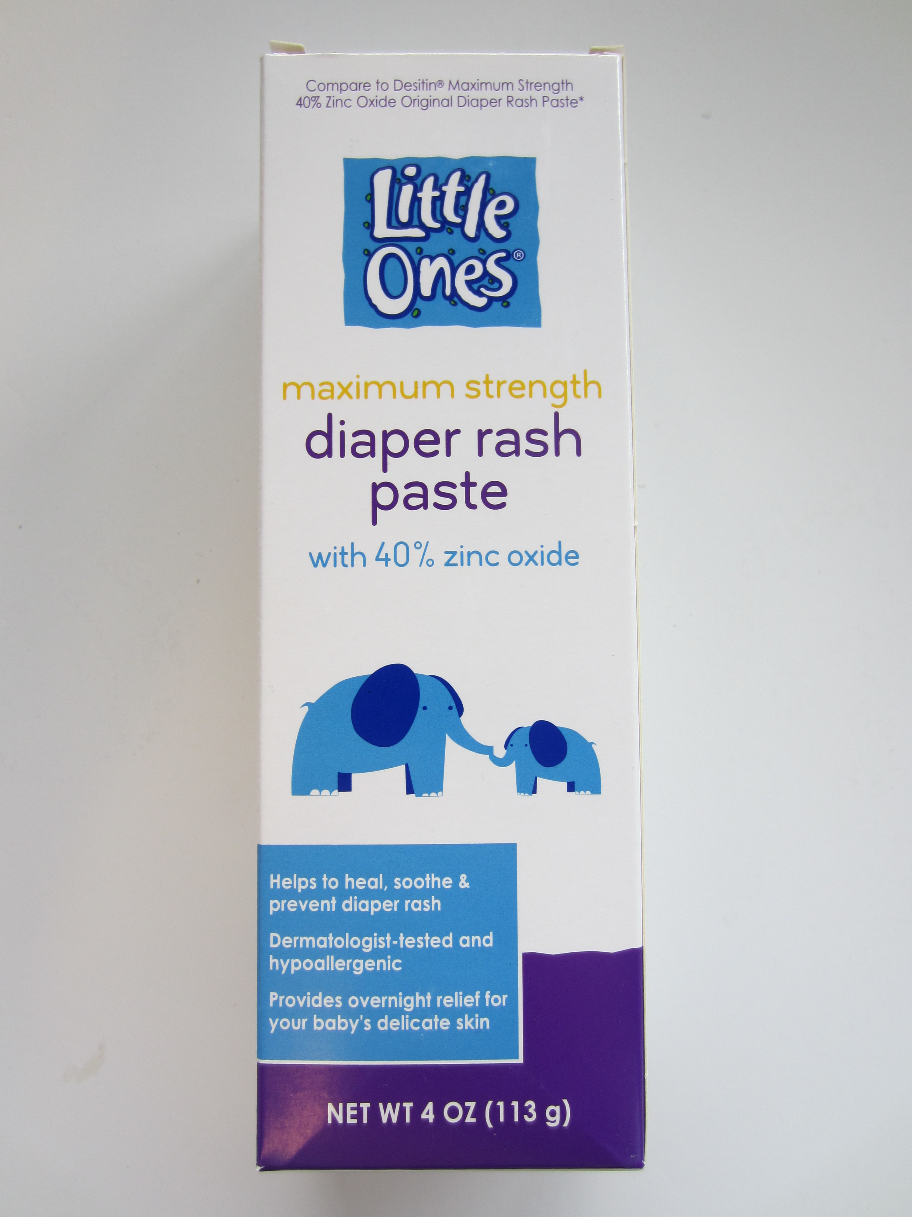 Little Ones  Maximum Strength Diaper Rash Paste 4 oz