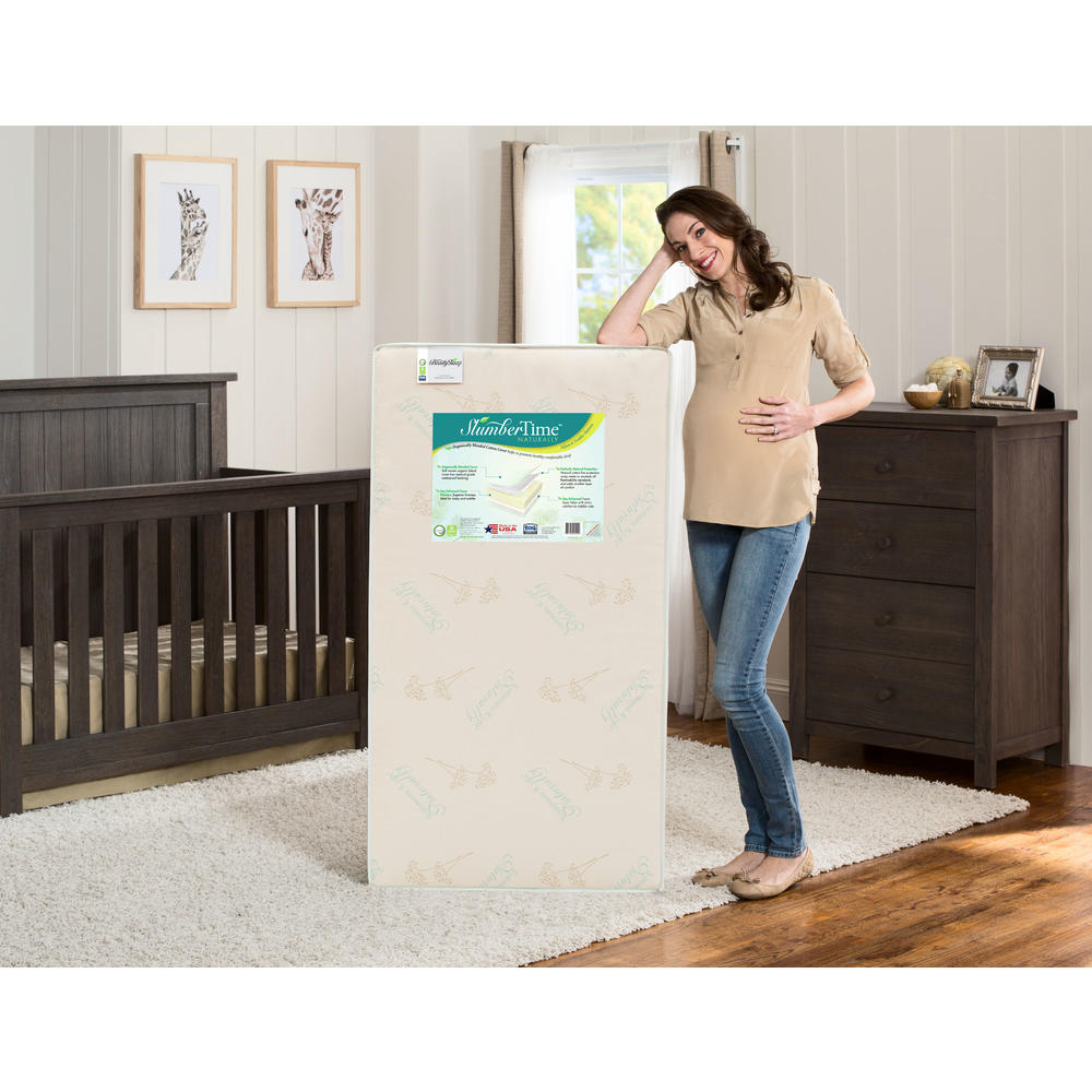 Simmons Kids SlumberTime Naturally Crib and Toddler Mattress