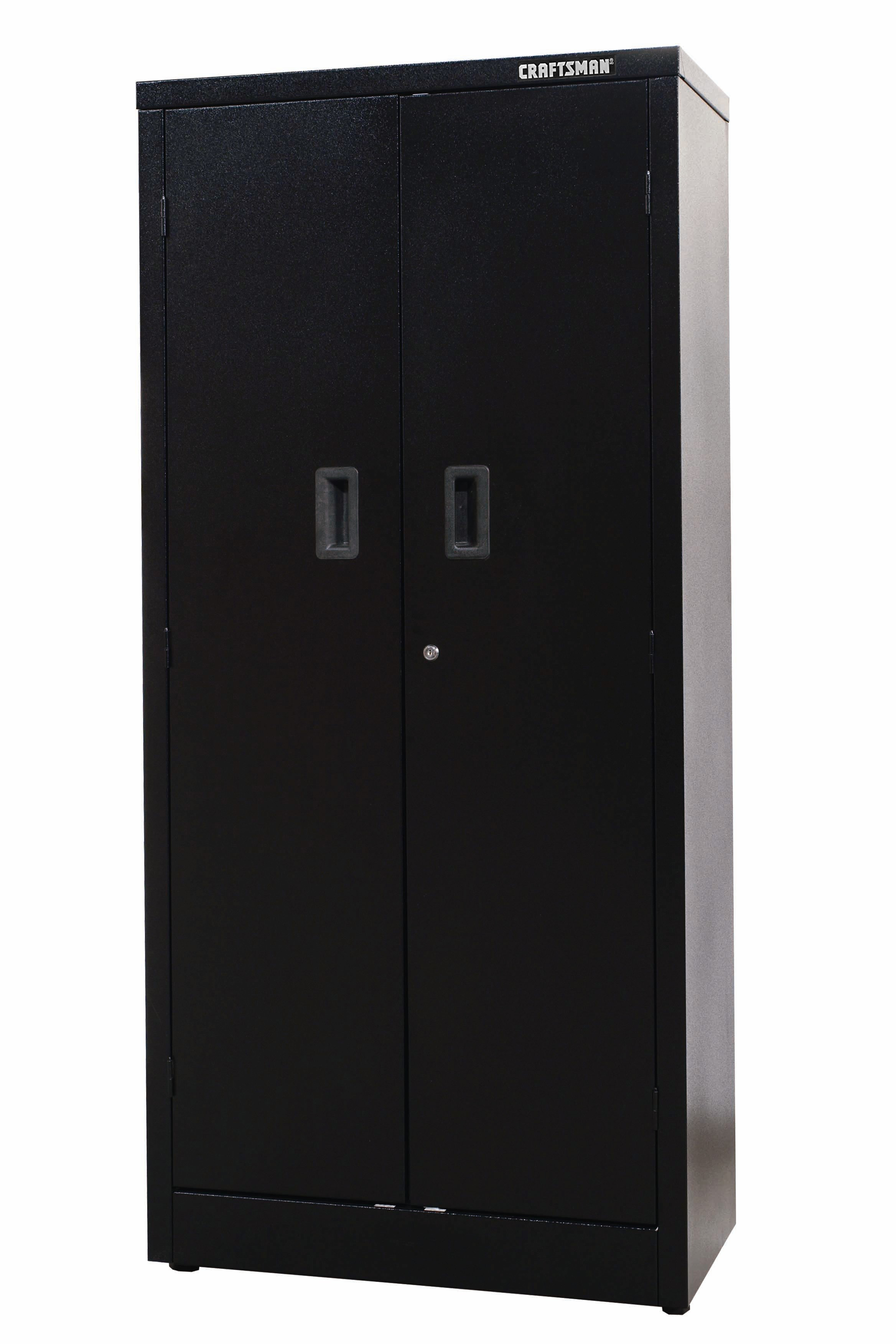 Craftsman 66" Tall 2 Doors Cabinet Black | Shop Your Way ...