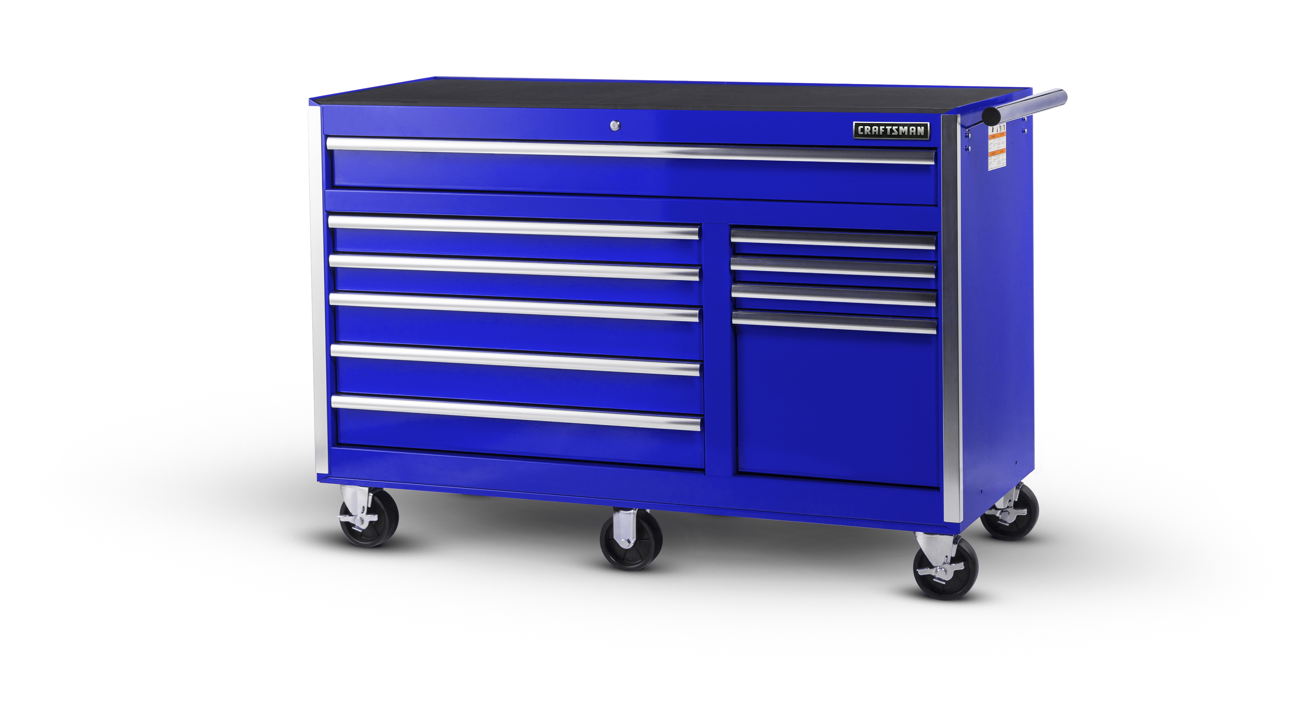 Craftsman 56 in. 10-Drawer Rolling Storage Cabinet with Ball Bearing