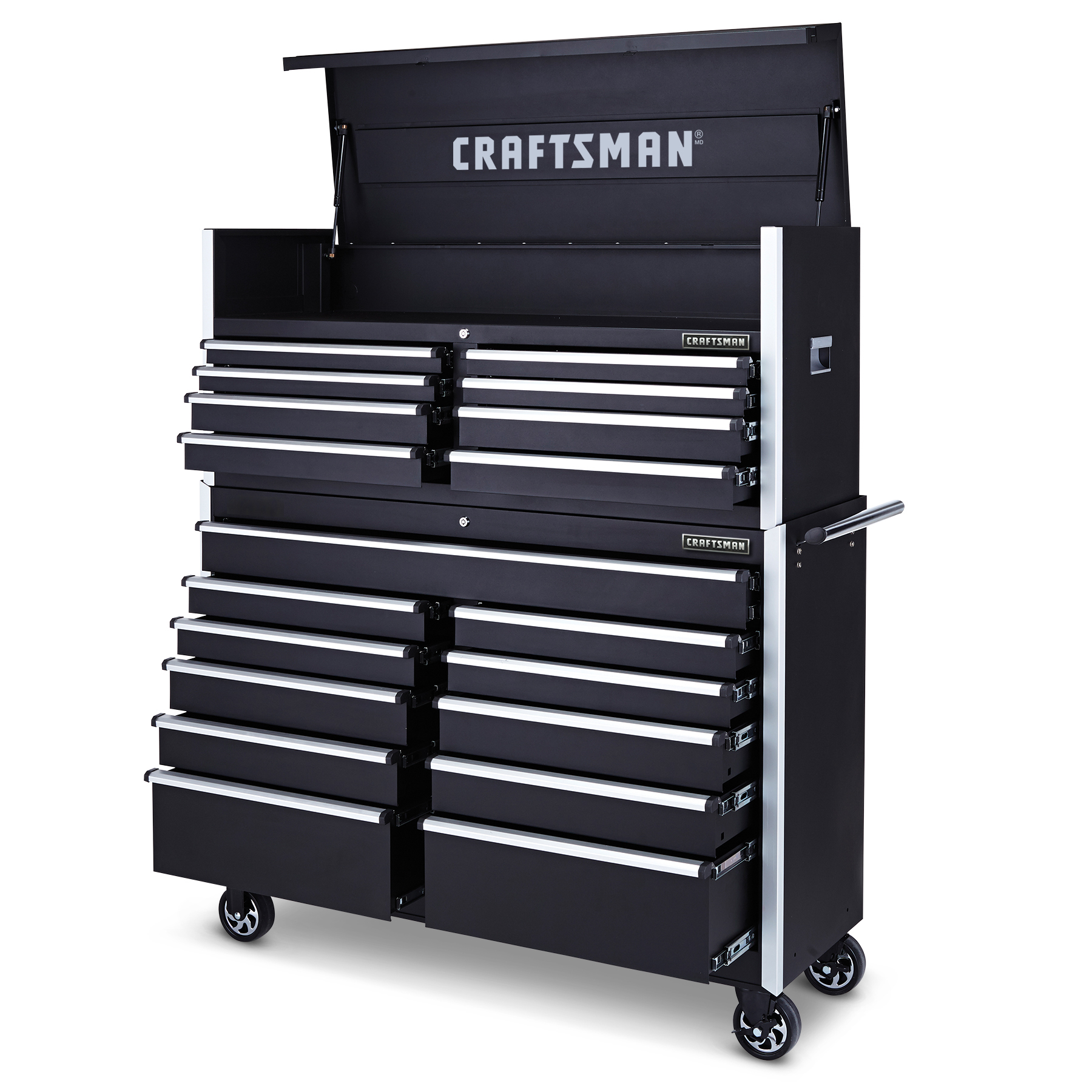 Craftsman Craftsman 54 In 19 Drawer Pro Combo With Integrated