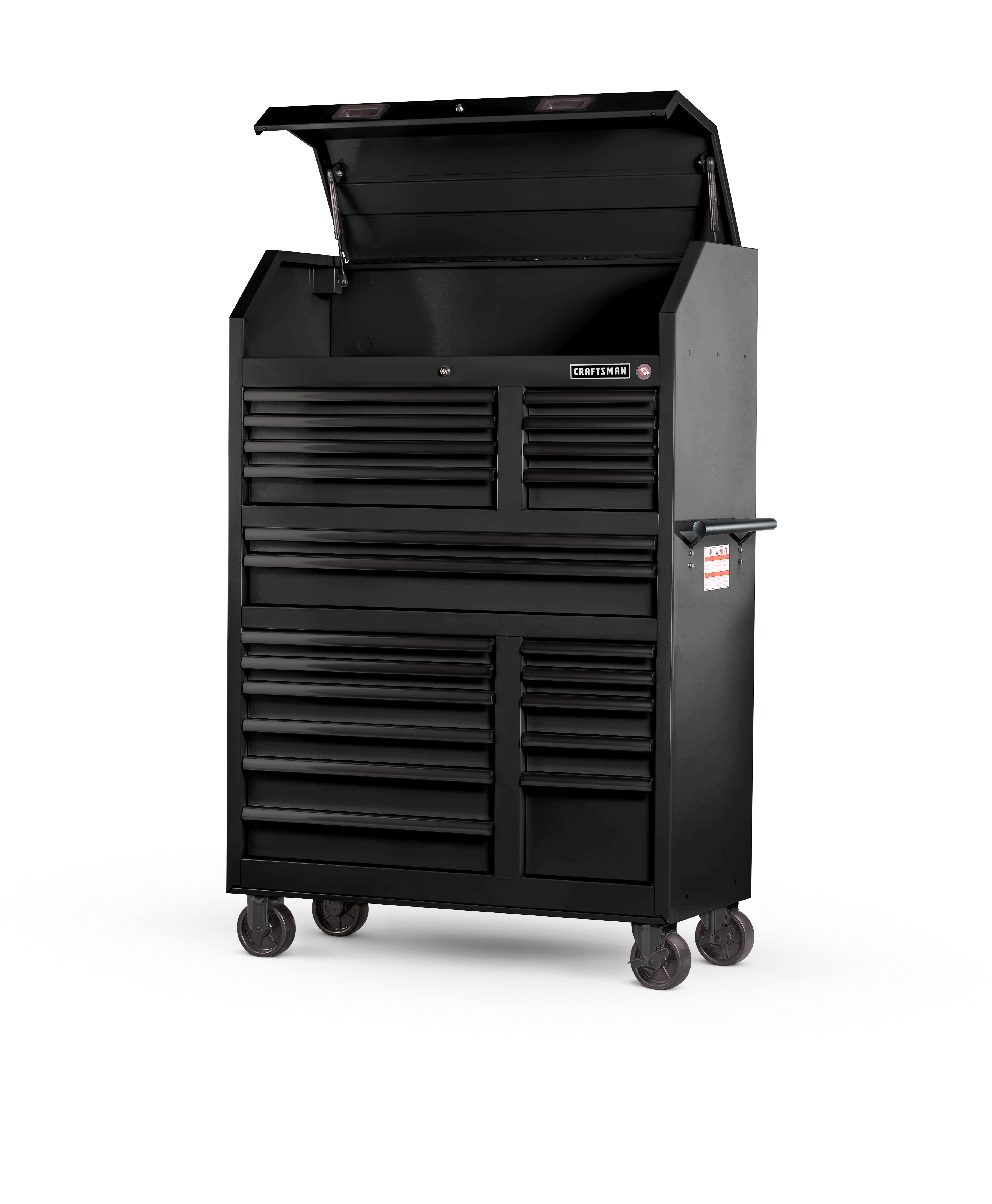 Craftsman 42 in. 20Drawer Tool Tower, All Black Sandtex Shop Your